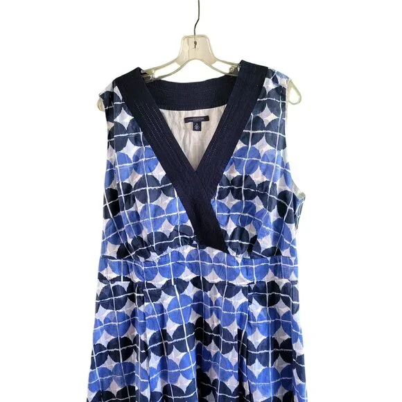 Tommy Hilfiger Blue Cotton Sundress - Picture 3 of 4